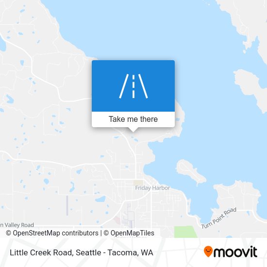 Mapa de Little Creek Road