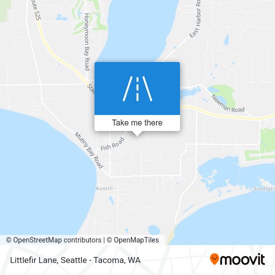 Littlefir Lane map