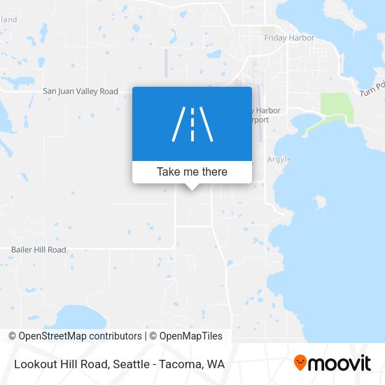 Lookout Hill Road map