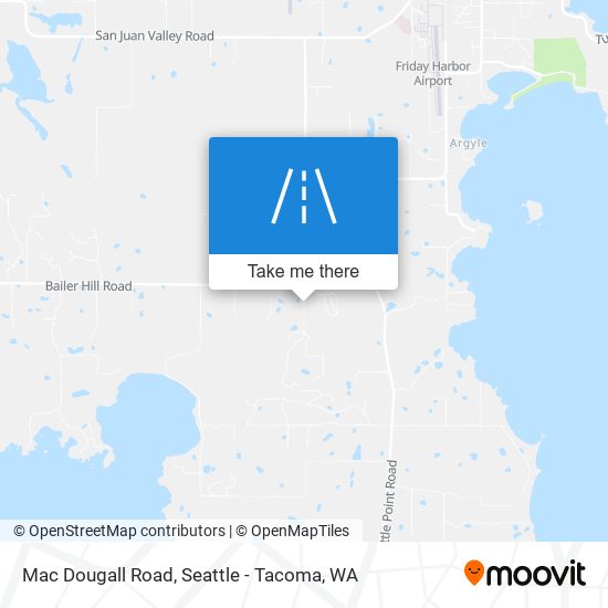 Mapa de Mac Dougall Road