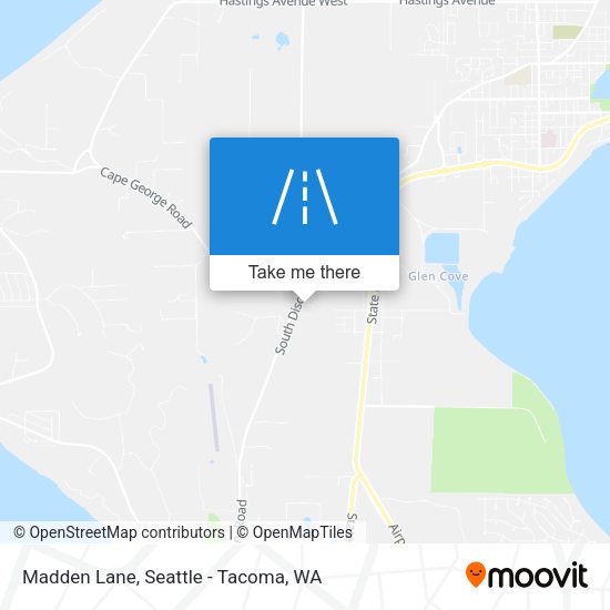Mapa de Madden Lane