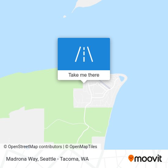 Mapa de Madrona Way
