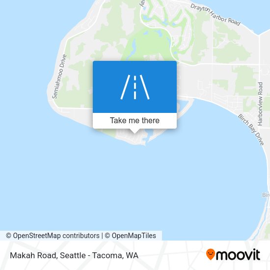 Mapa de Makah Road