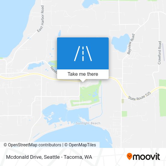 Mapa de Mcdonald Drive