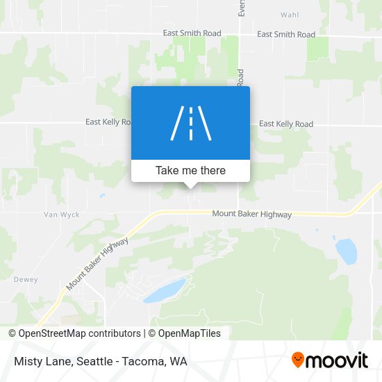 Misty Lane map