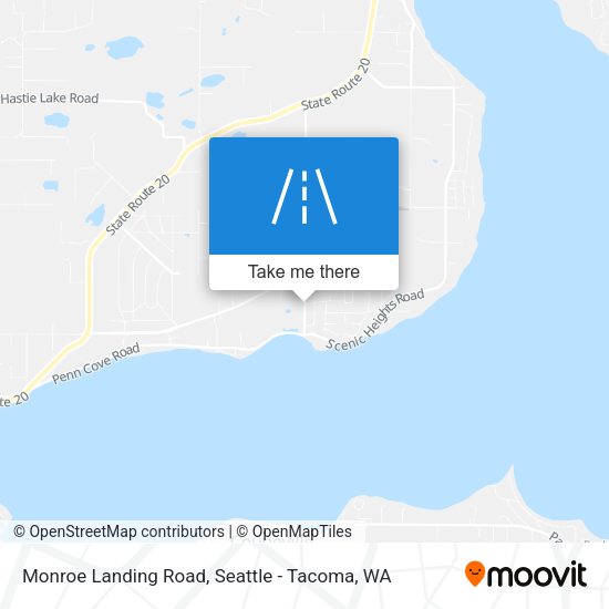 Monroe Landing Road map
