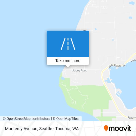Monterey Avenue map