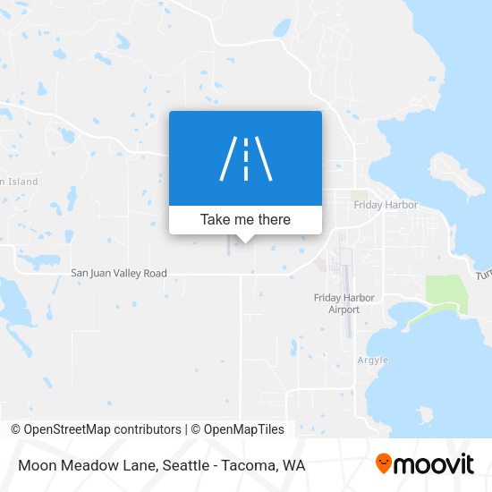 Moon Meadow Lane map