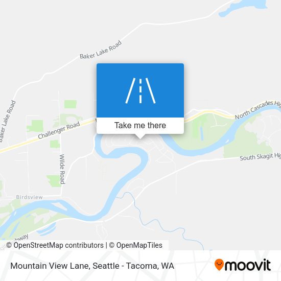 Mountain View Lane map