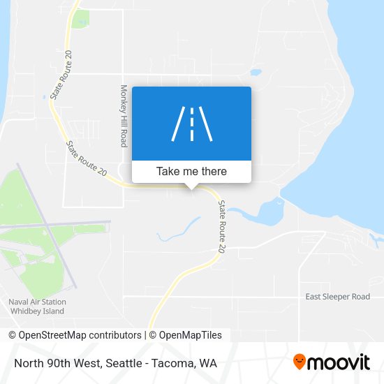 Mapa de North 90th West
