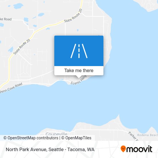 Mapa de North Park Avenue