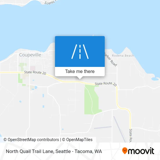 North Quail Trail Lane map