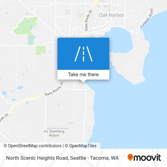 Mapa de North Scenic Heights Road
