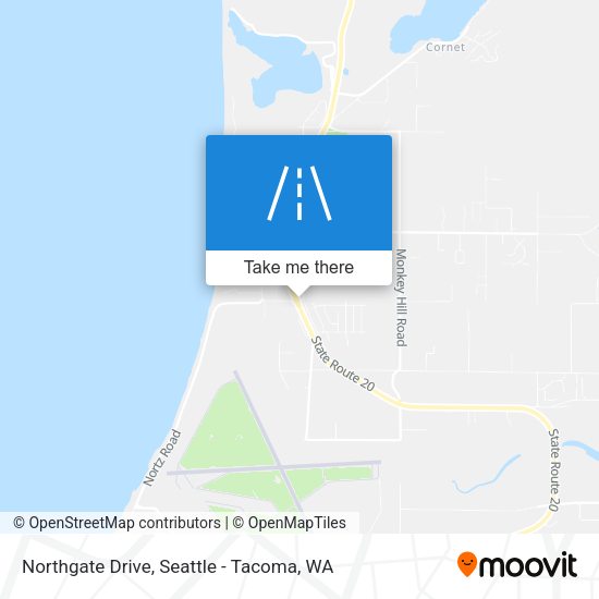 Northgate Drive map