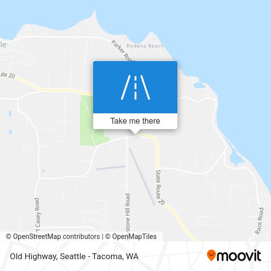Old Highway map