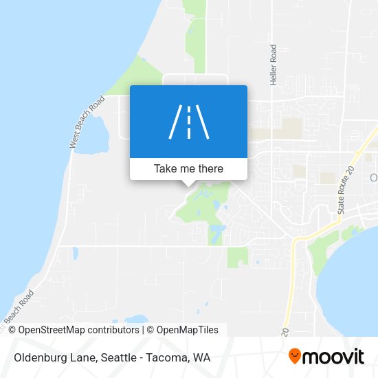 Mapa de Oldenburg Lane