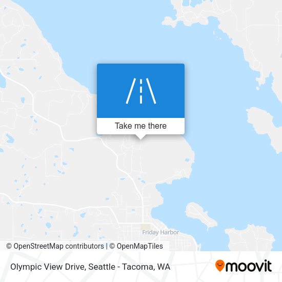 Olympic View Drive map