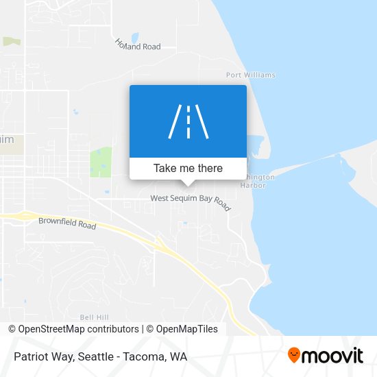 Patriot Way map
