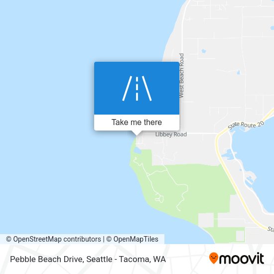 Pebble Beach Drive map