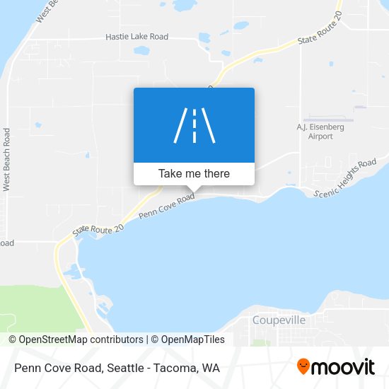 Mapa de Penn Cove Road