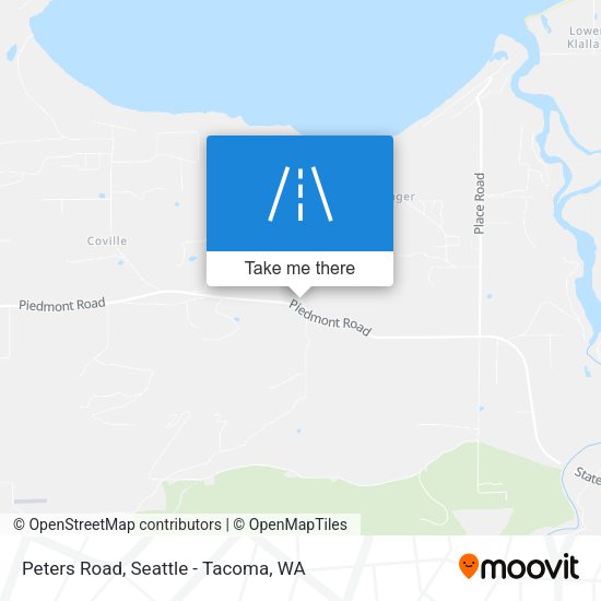 Peters Road map