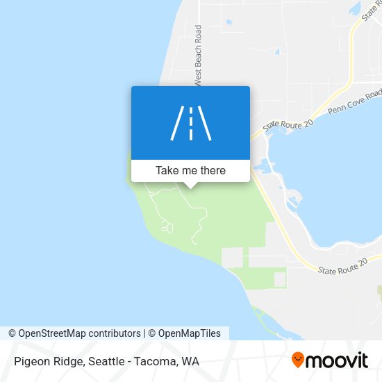 Mapa de Pigeon Ridge