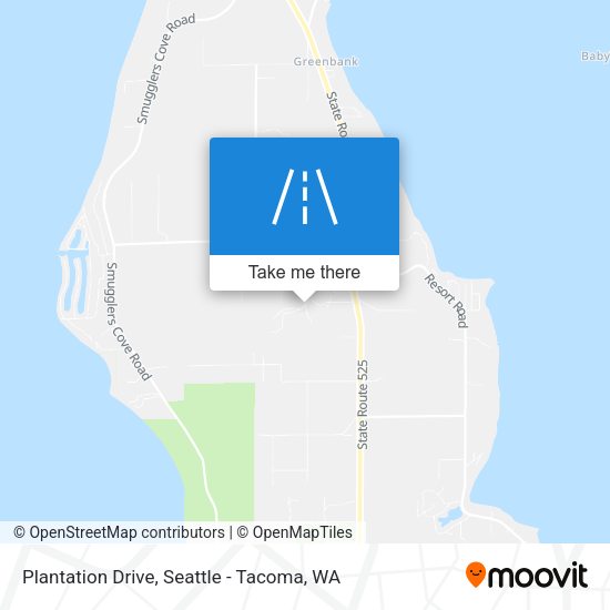 Plantation Drive map