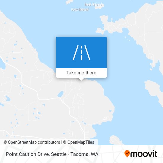 Point Caution Drive map