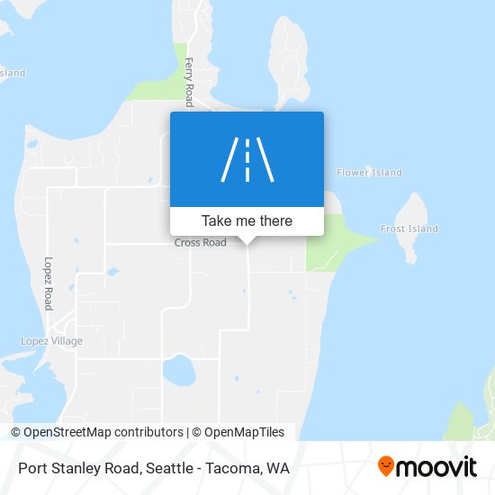Port Stanley Road map