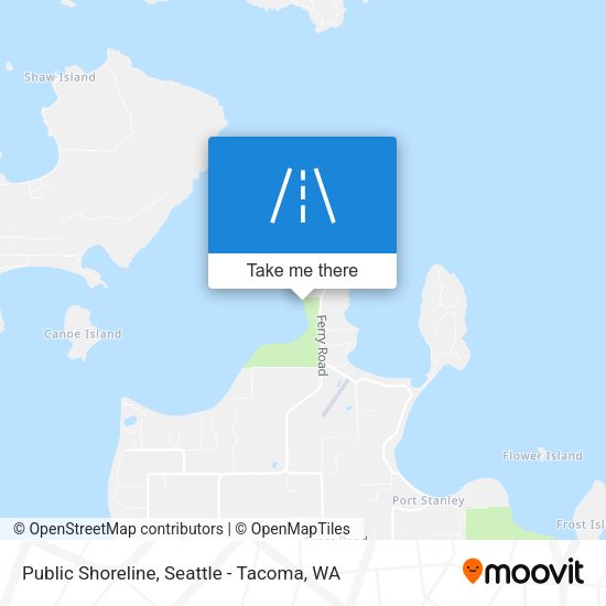 Public Shoreline map