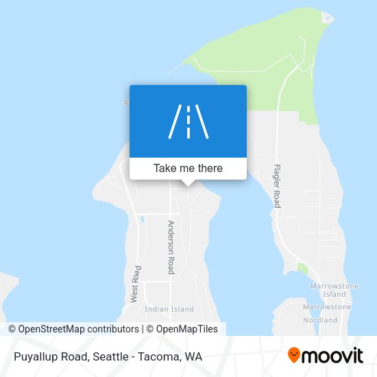 Puyallup Road map