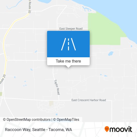 Raccoon Way map