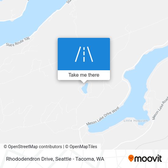 Rhododendron Drive map