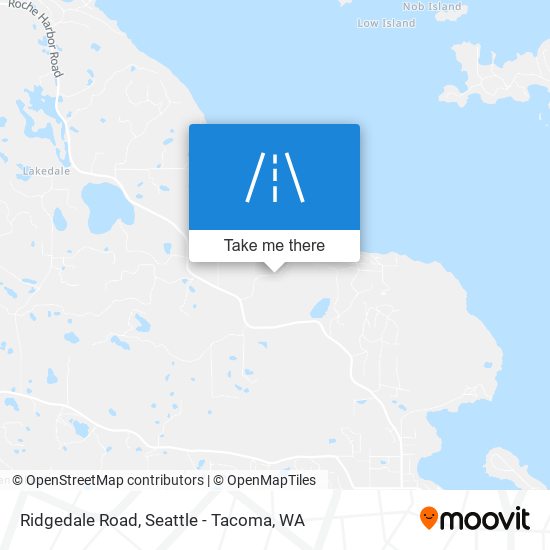 Ridgedale Road map