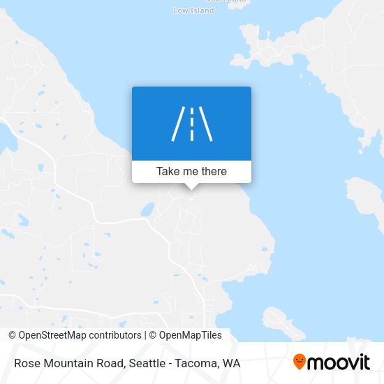 Rose Mountain Road map