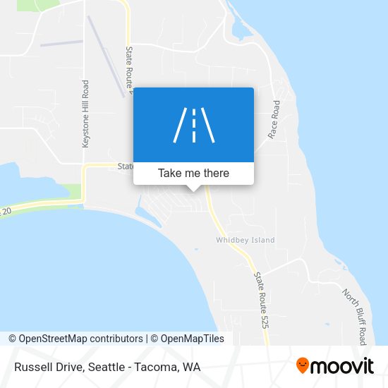 Mapa de Russell Drive
