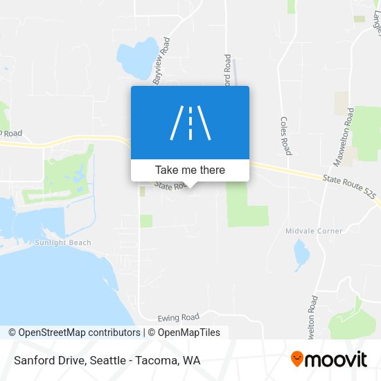 Sanford Drive map