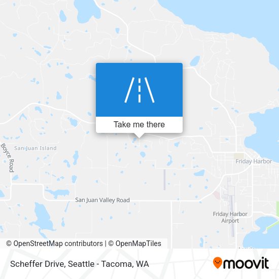 Scheffer Drive map