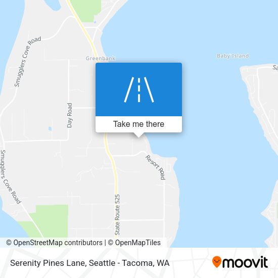 Mapa de Serenity Pines Lane