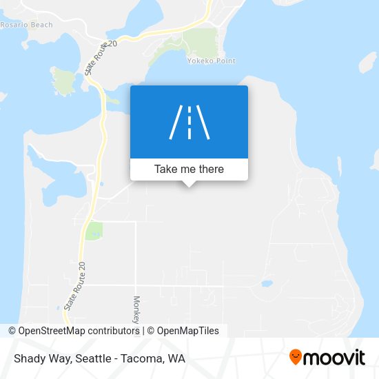 Shady Way map