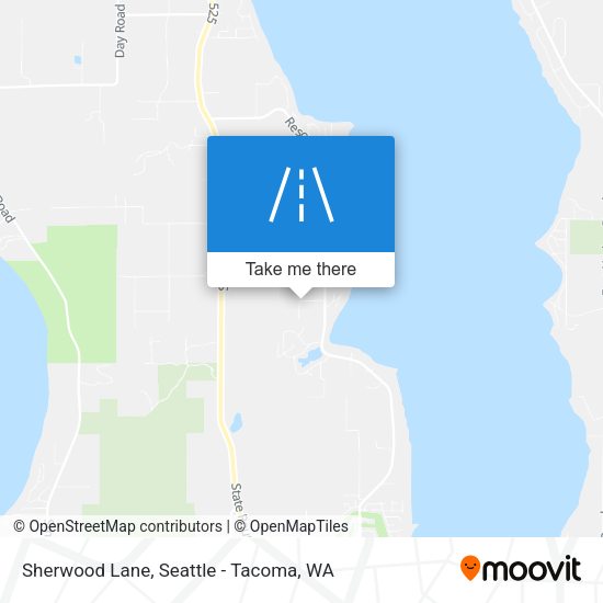 Sherwood Lane map