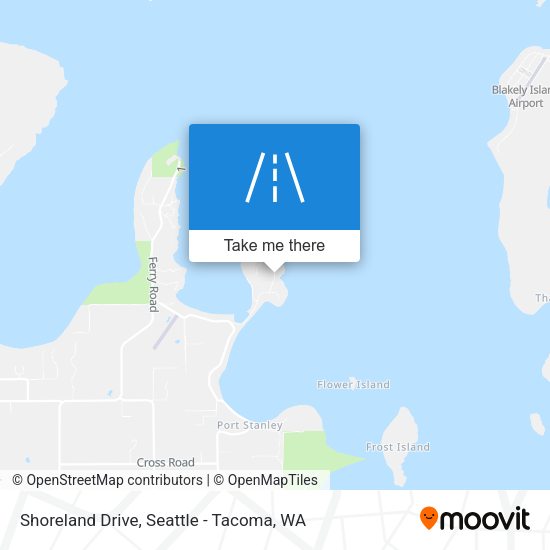 Shoreland Drive map