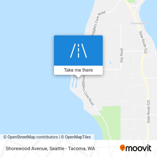 Mapa de Shorewood Avenue