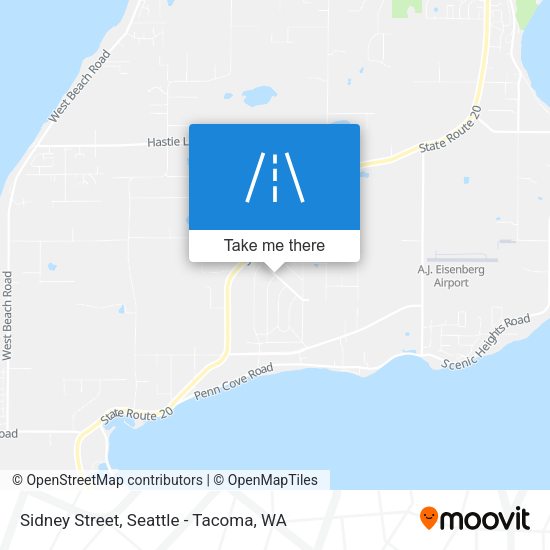 Sidney Street map
