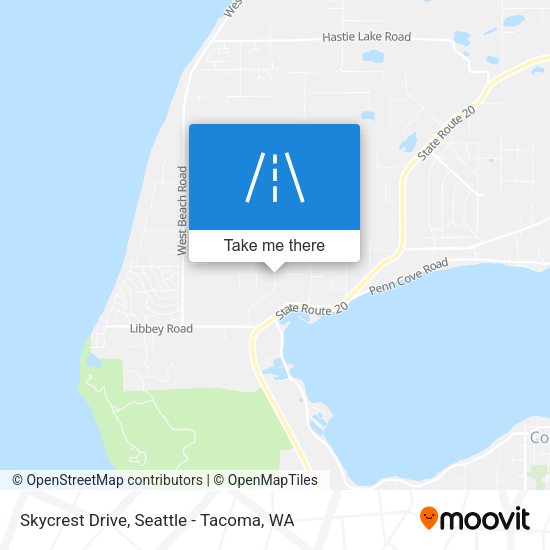Mapa de Skycrest Drive