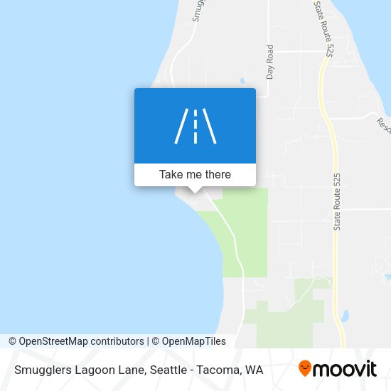Smugglers Lagoon Lane map