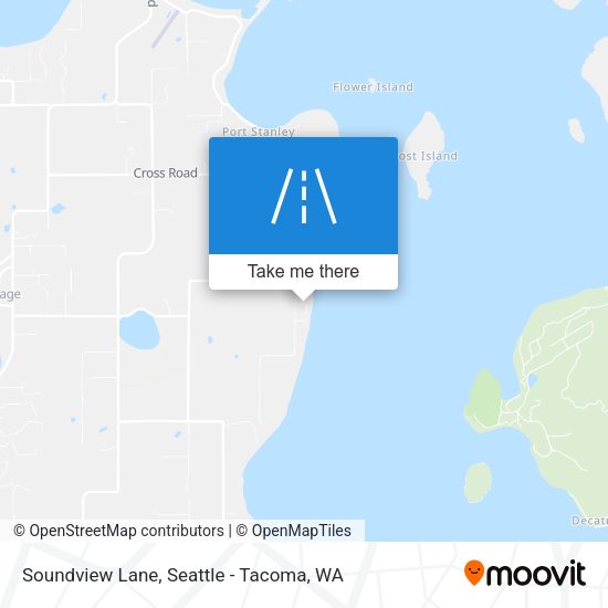 Soundview Lane map