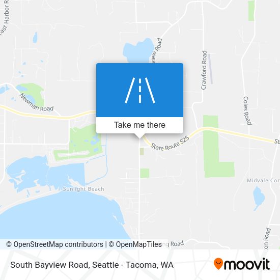 South Bayview Road map