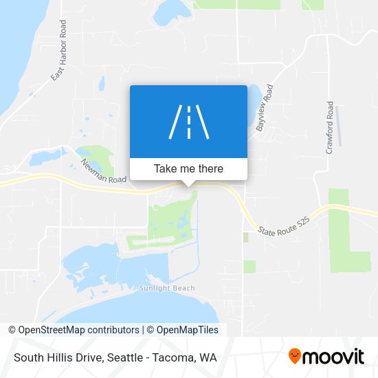 Mapa de South Hillis Drive