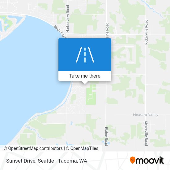Sunset Drive map